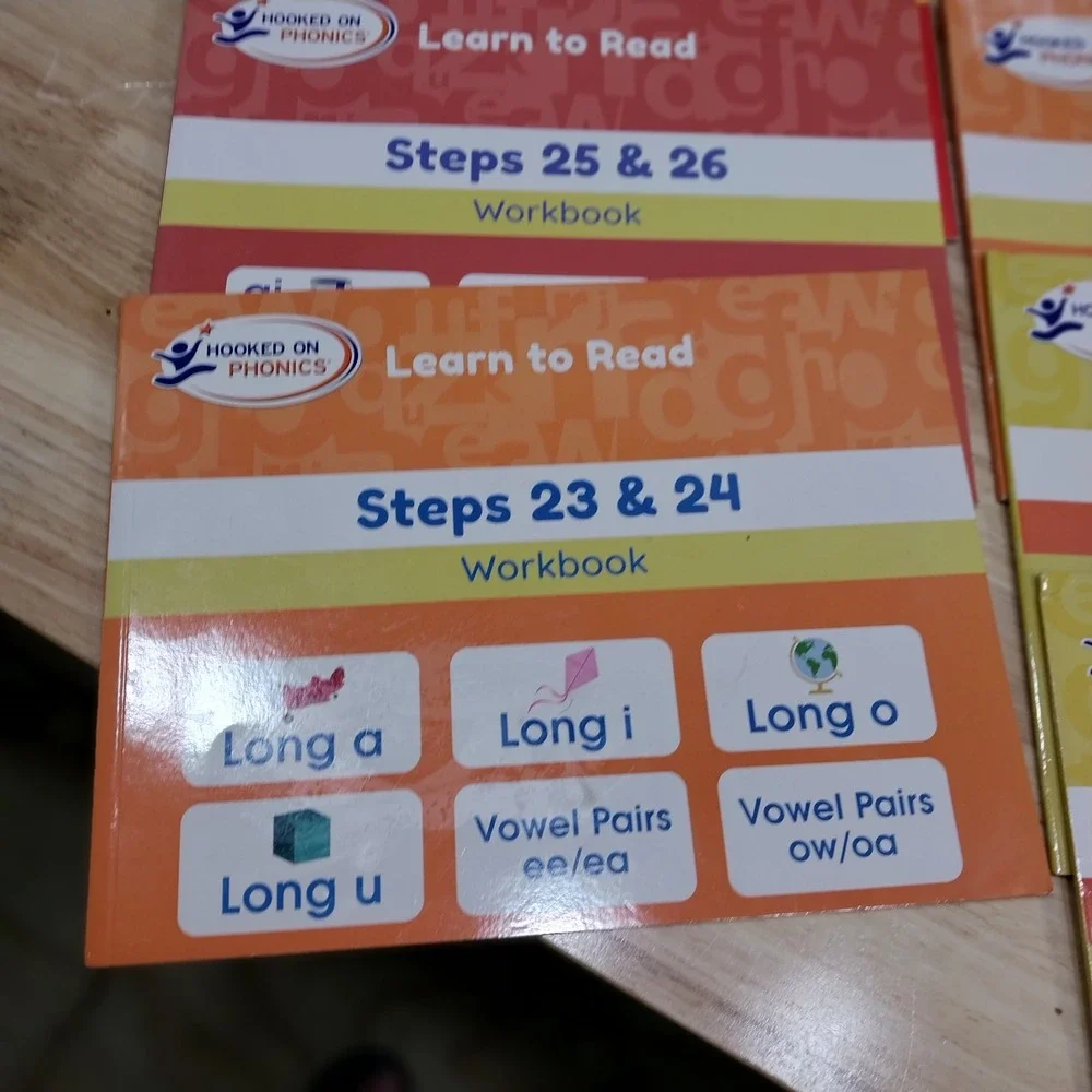 Hooked on Phonics Kids Learn to Read Workbooks Steps 13-30 Storybooks Multicolor
